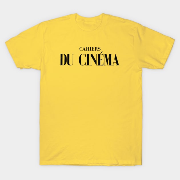 cahiers du cinema T-Shirt by undergroundnotes